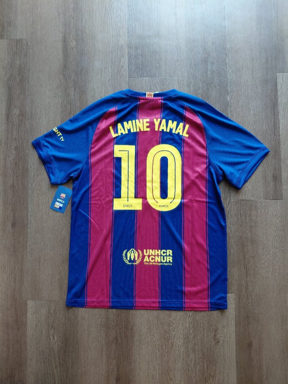 FC Barcelona Away Team Men's Large Shirt – Lamine Yamal 10